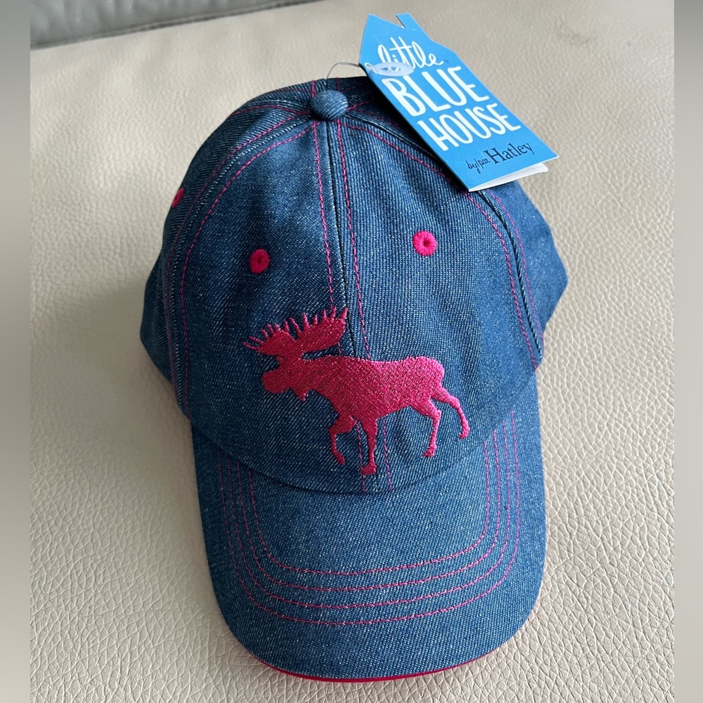 NWT - Hatley Adult Denim Baseball Cap - Size Adjustable